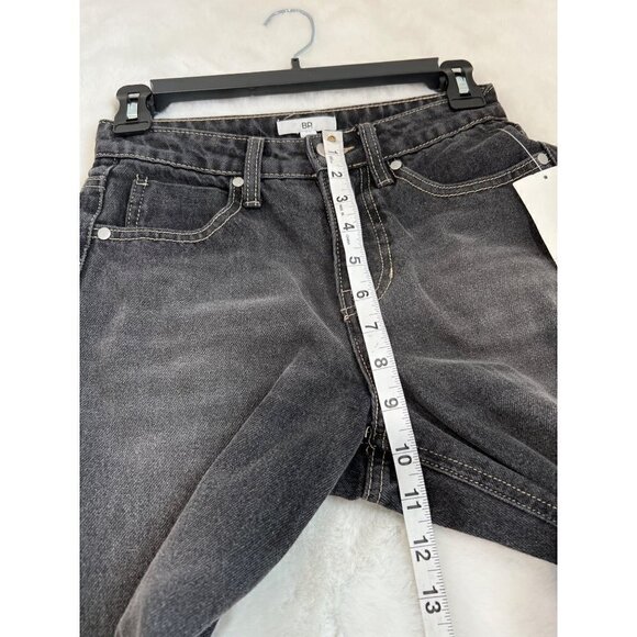 NWT BP. Women's Size 24 Ripped High Waist Ankle Mom Jeans In Vintage Black - Picture 6 of 14